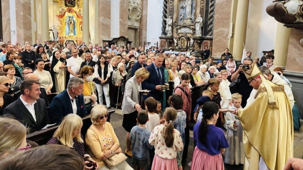 Do Jablonného se vrátila lebka sv. Zdislavy, foto: LK